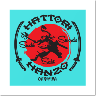 Hattoi Hanzo Restaurant Logo Posters and Art